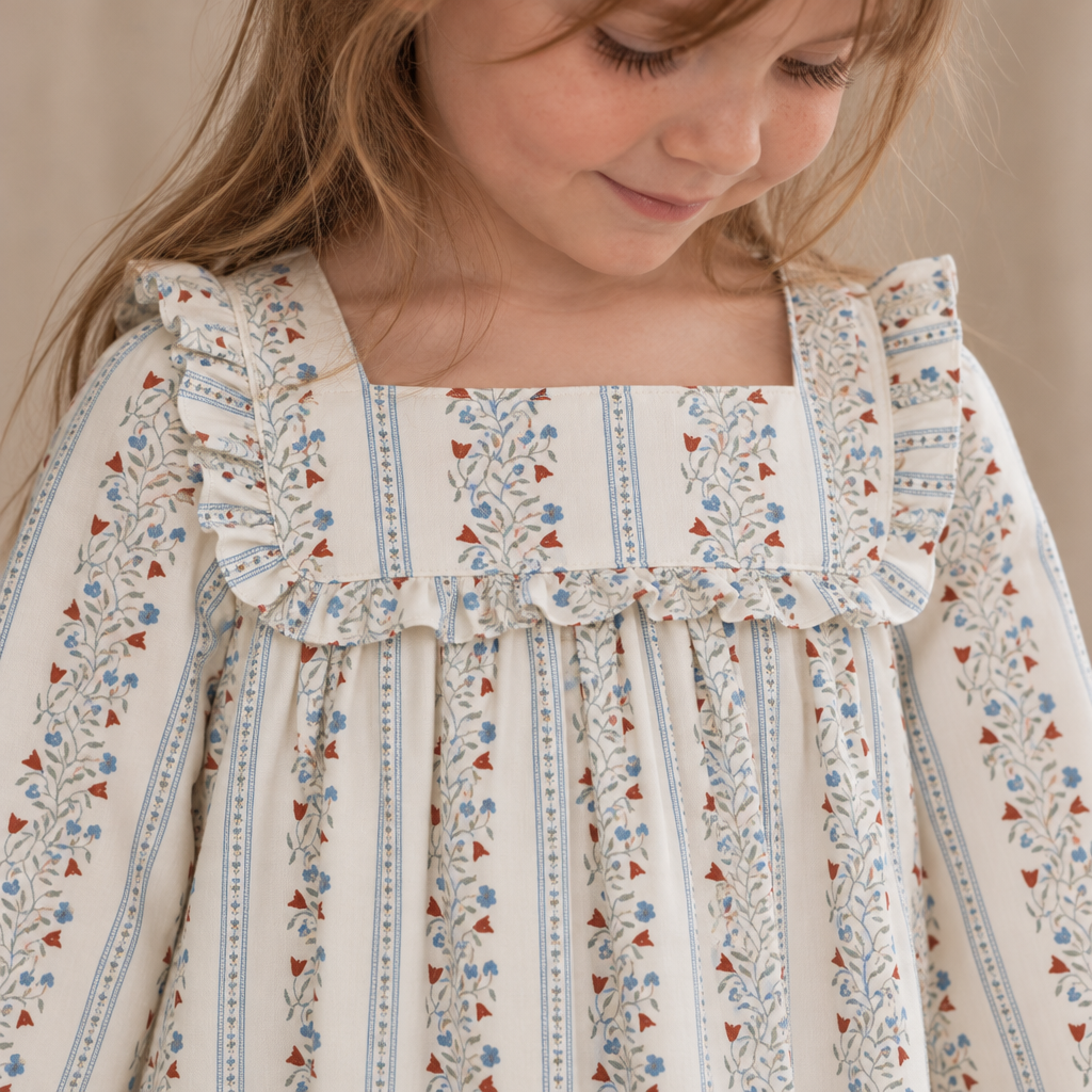 Organic Twill Dress - Vine Trail