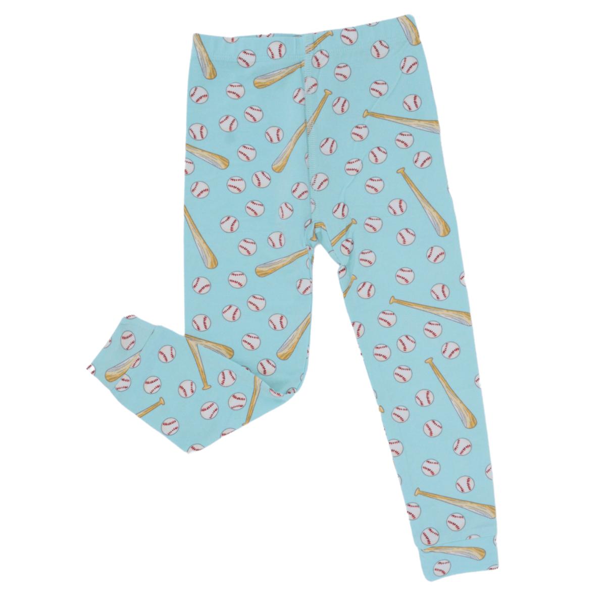 Big Kid Pajama - Little Slugger Aqua