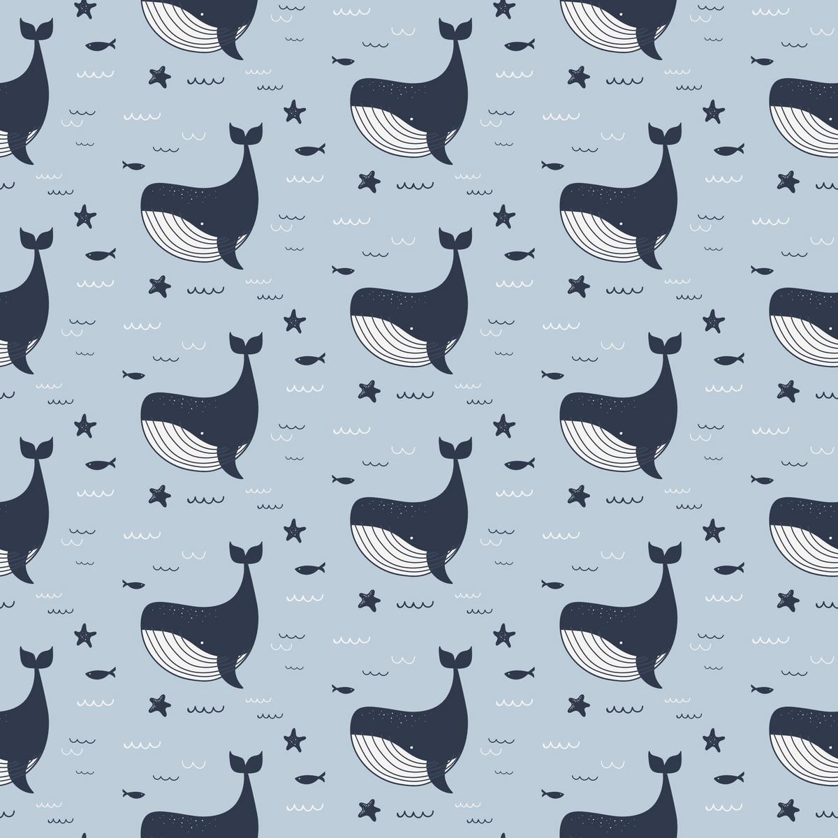 Baby Bib - Whale