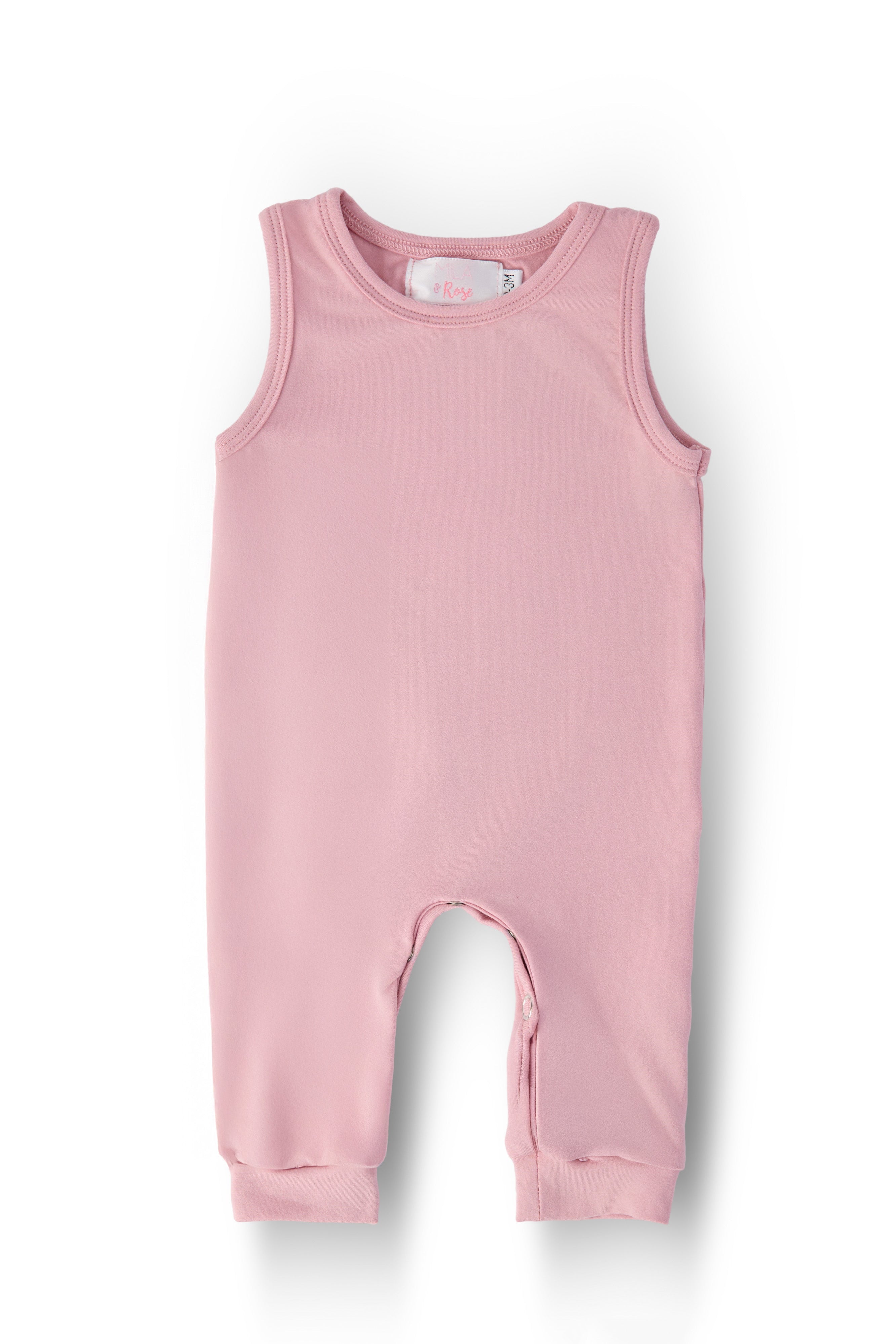 Vintage Pink Tank One-Piece Jogger