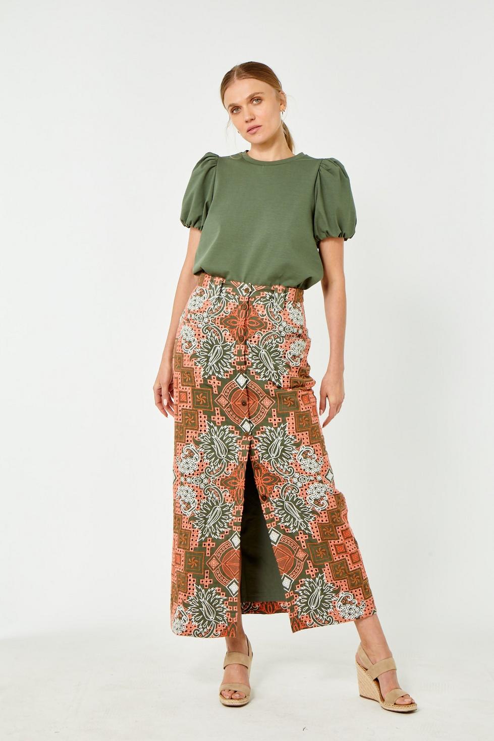 Arlo Skirt - Basque Eyelet