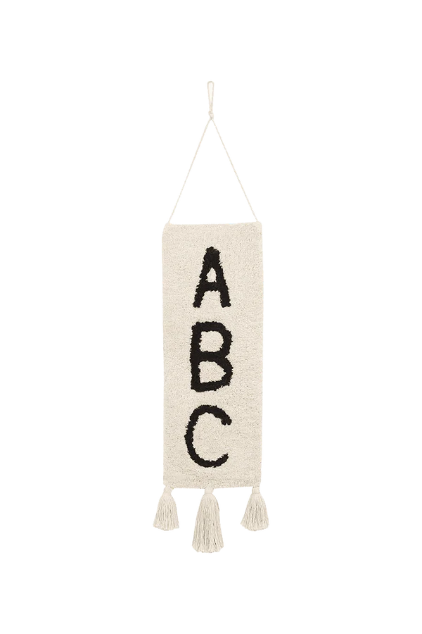 WALL HANGING ABC  Little Wonder & Co   