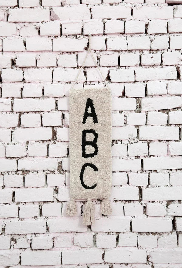 WALL HANGING ABC  Little Wonder & Co   