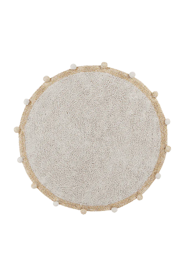 WASHABLE RUG BUBBLY NATURAL - HONEY  Little Wonder & Co   