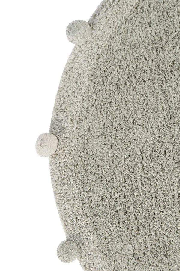 WASHABLE RUG BUBBLY OLIVE - NATURAL  Little Wonder & Co   