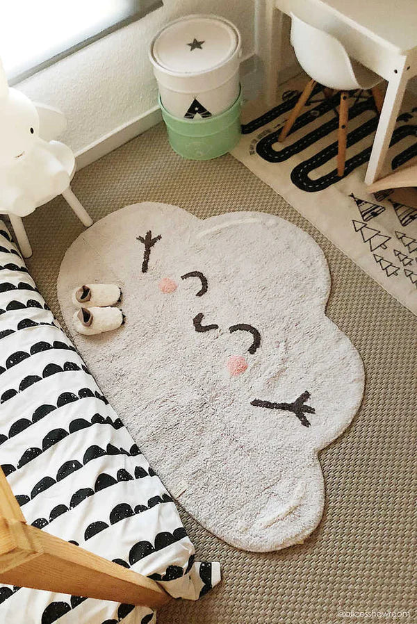 WASHABLE RUG HAPPY CLOUD  Little Wonder & Co   