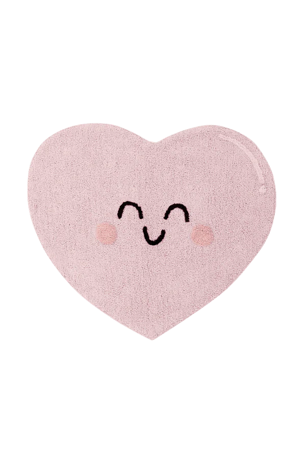 WASHABLE RUG HAPPY HEART  Little Wonder & Co   