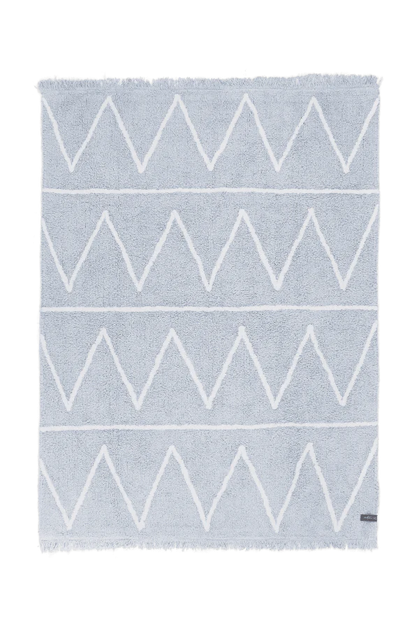 WASHABLE RUG HIPPY SOFT BLUE  Little Wonder & Co   