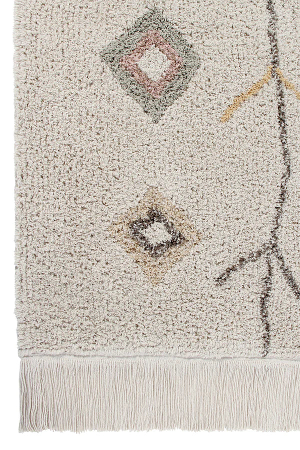 WASHABLE RUG KAAROL EARTH  Little Wonder & Co   