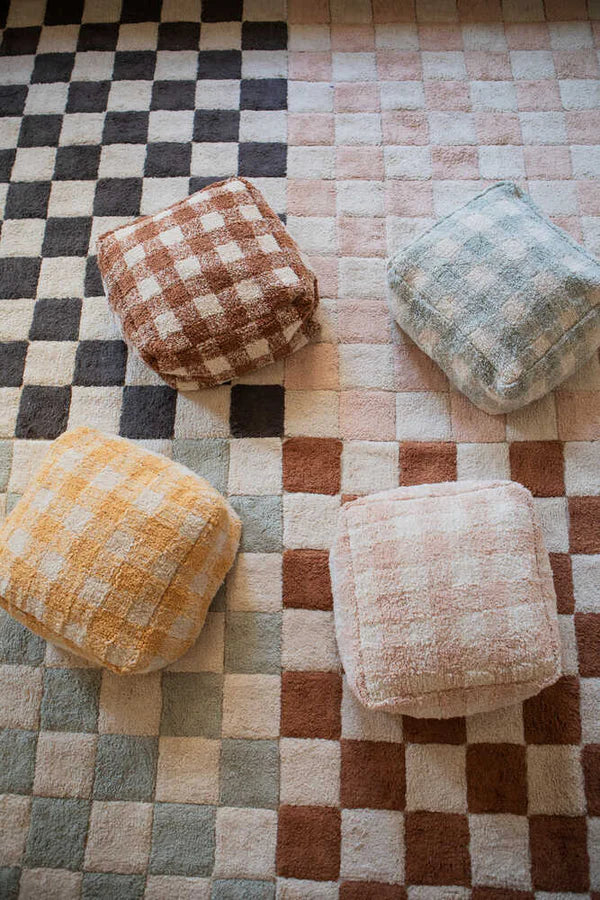 WASHABLE RUG KITCHEN TILES ROSE  Little Wonder & Co   