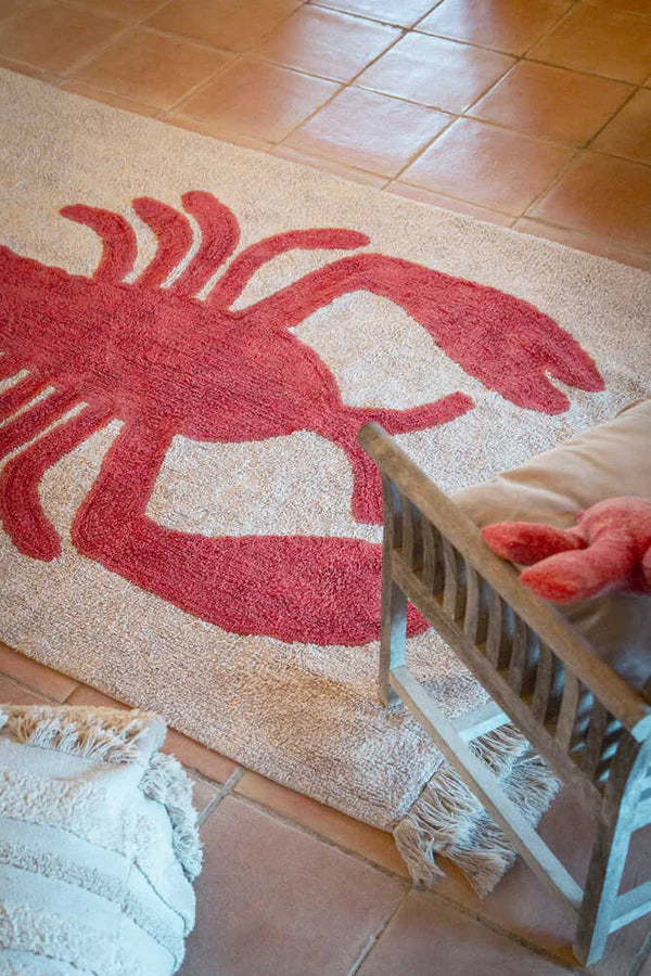 WASHABLE RUG LOBSTER  Little Wonder & Co   