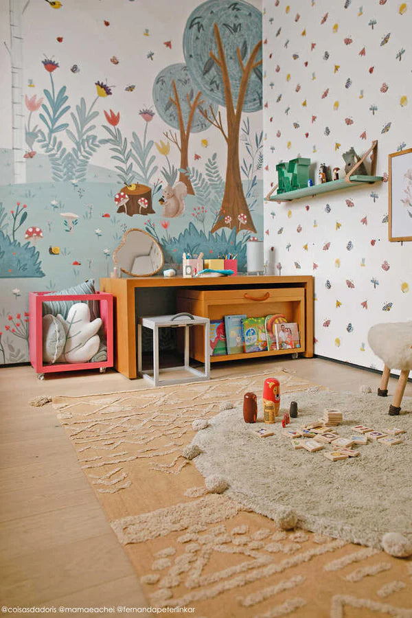 WASHABLE RUG TRIBU HONEY  Little Wonder & Co   