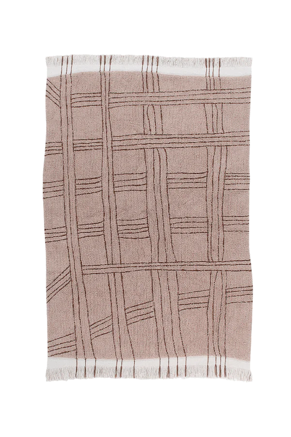 WOOLABLE RUG SHUKA DUSTY PINK  Lorena Canals   