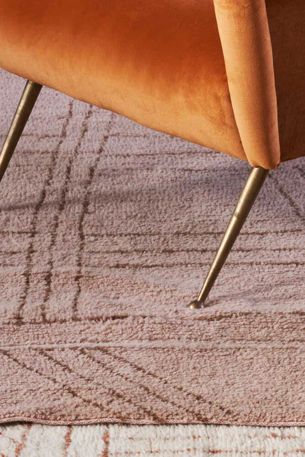 WOOLABLE RUG SHUKA DUSTY PINK  Lorena Canals   