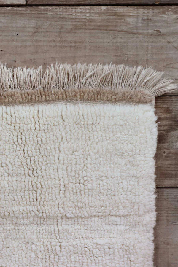 WOOLABLE RUG STEPPE - SHEEP WHITE  Little Wonder & Co   