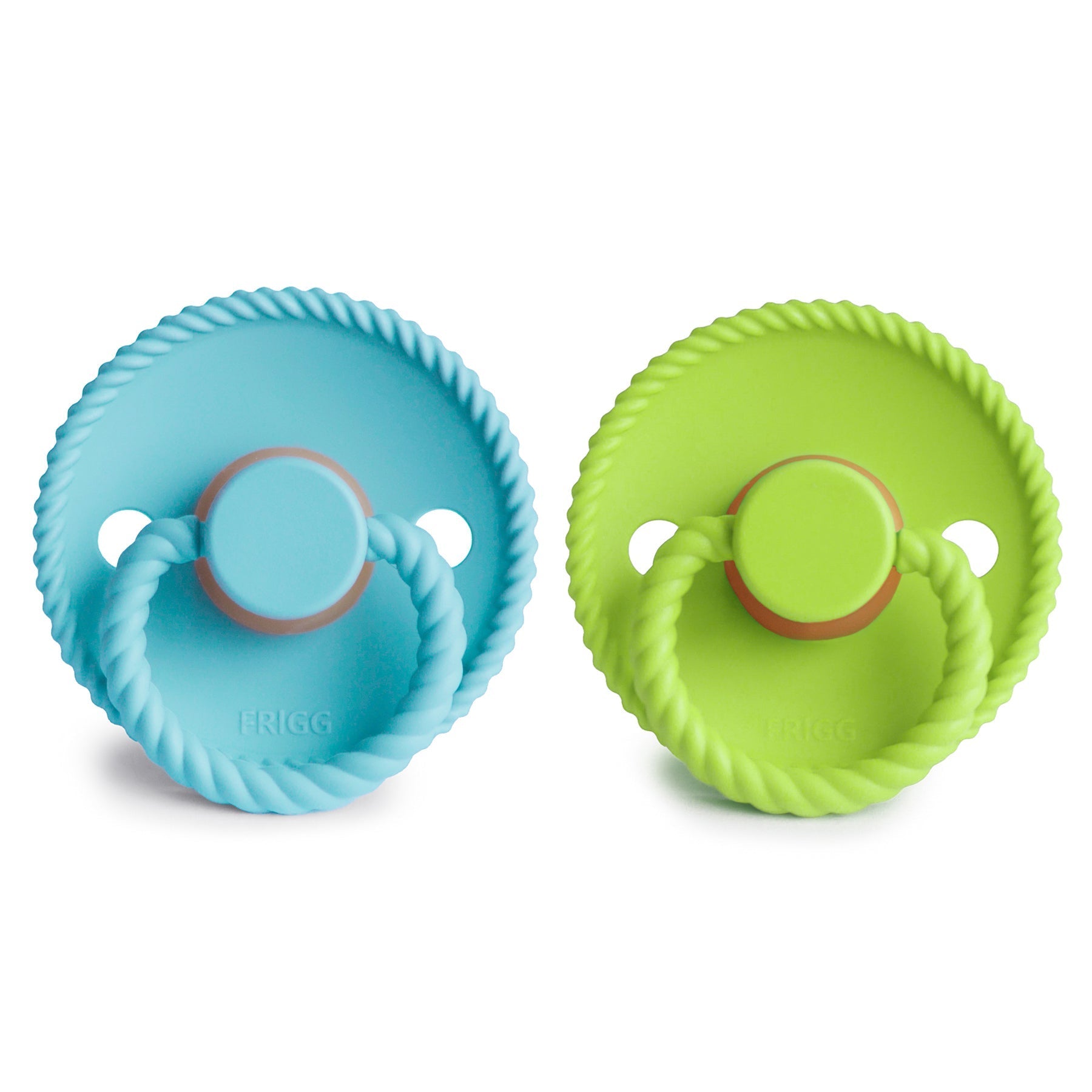 FRIGG Rope Natural Rubber Pacifier 2-Pack FRIGG PACIFIERS Mushie   