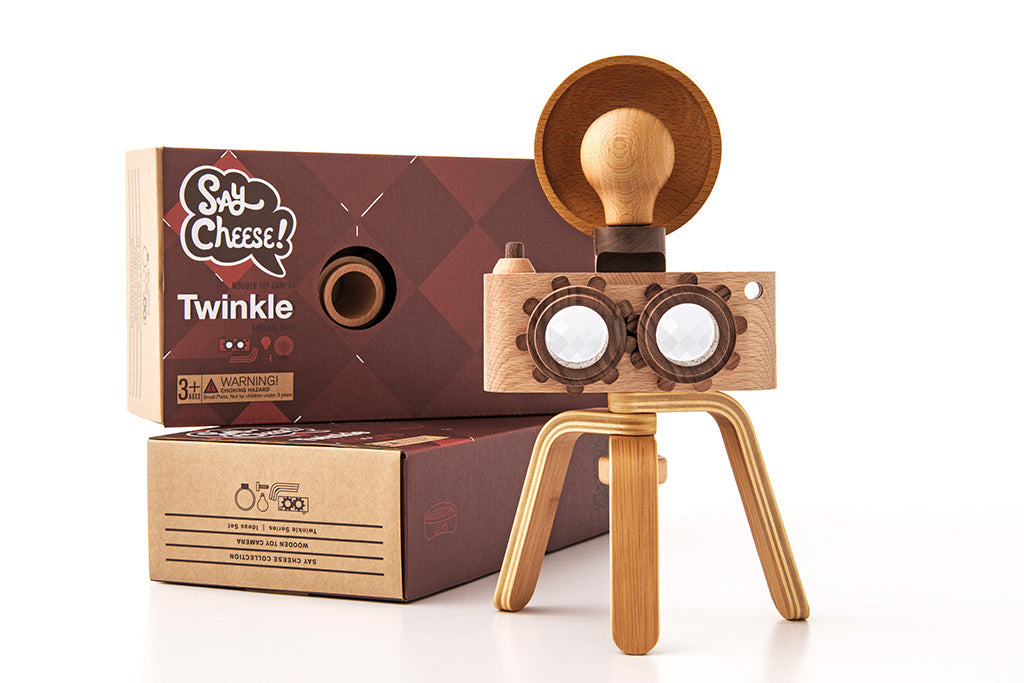 Twinkle Wood Toy Camera Idea Set/Beechwood Body ($124 Value)