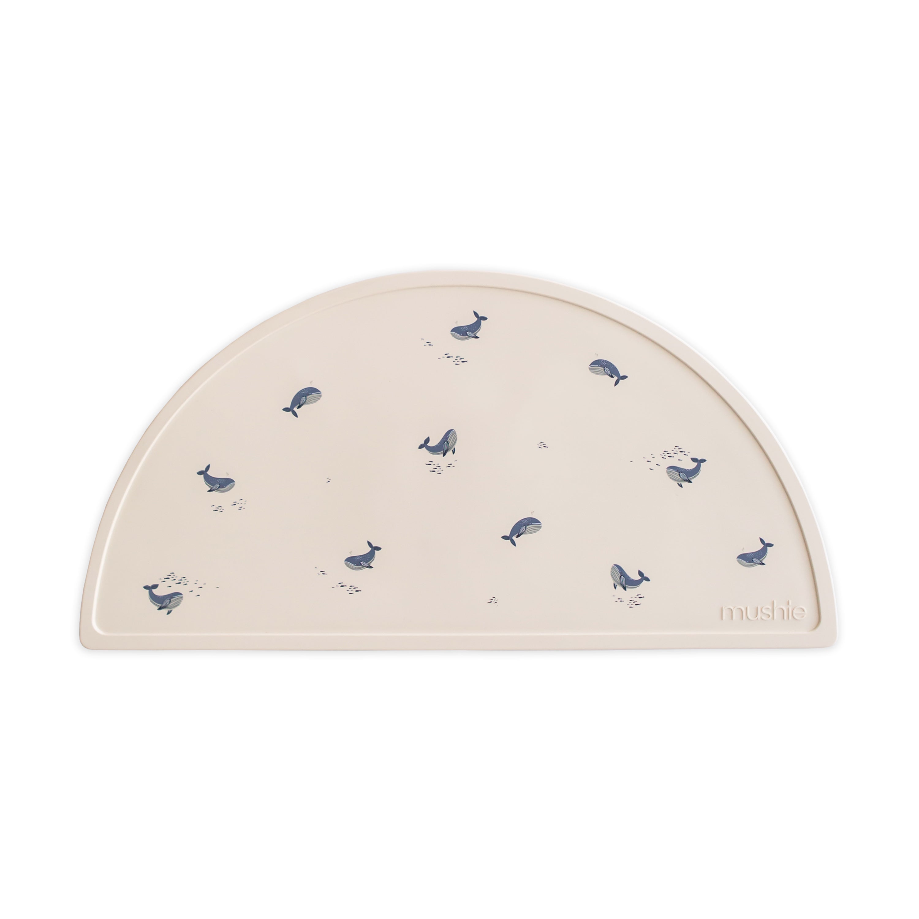 Silicone Placemat silicone mat Mushie Whales  