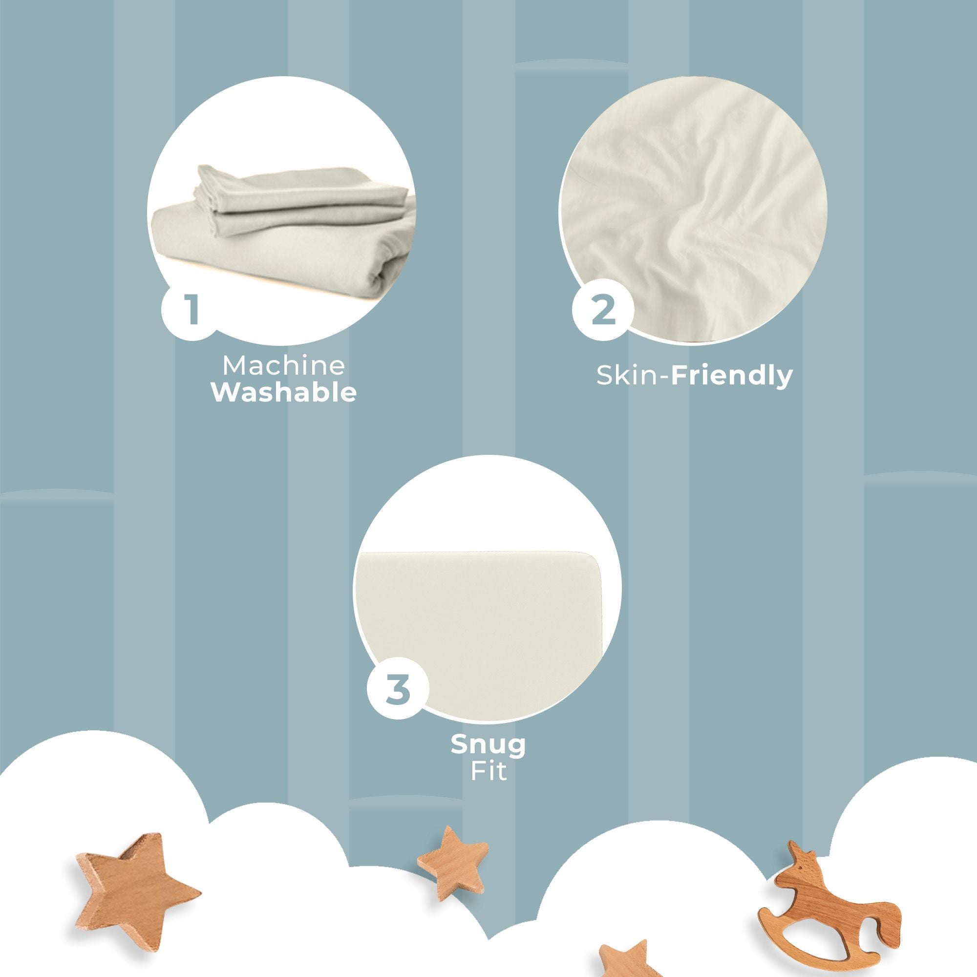 Nyte Nyte Bamboo Fitted Crib Sheet