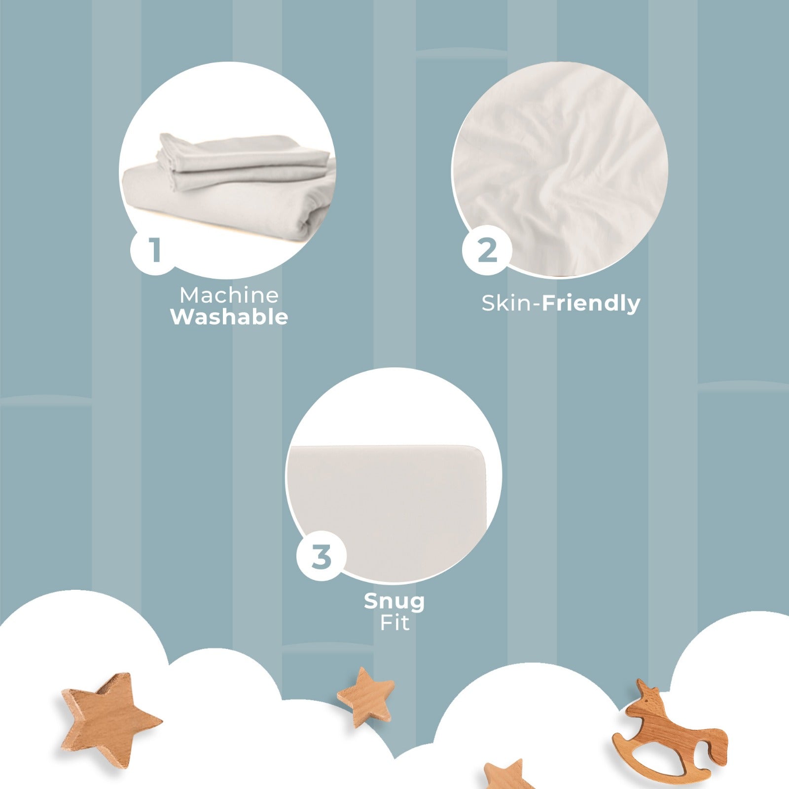 Nyte Nyte Bamboo Fitted Crib Sheet