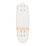 White Vintage Skateboard Banwood