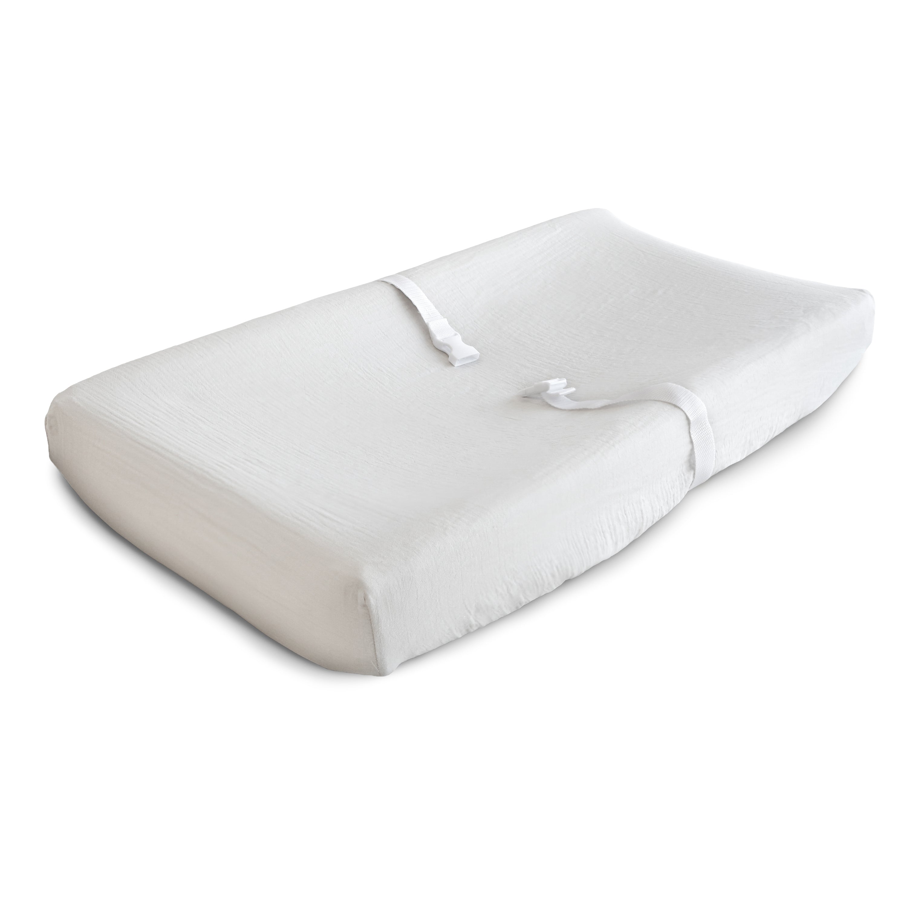 Extra Soft Muslin Changing Pad Cover Changing Pad Cover Mushie White  