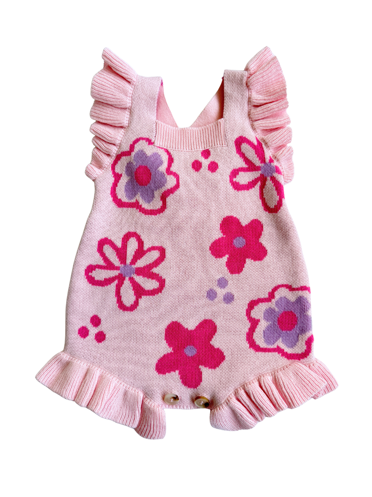 Wildflower Dreams Romper - Powder Pink