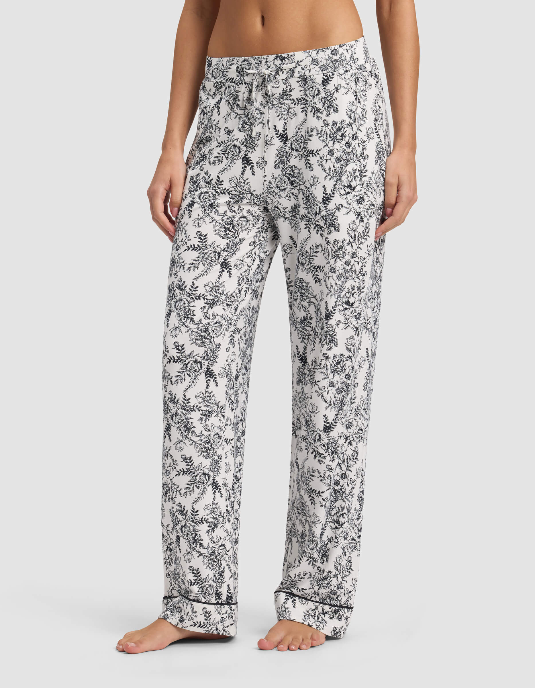 Women's Bamboo Stretch-Knit Long Sleeve Pajama Set