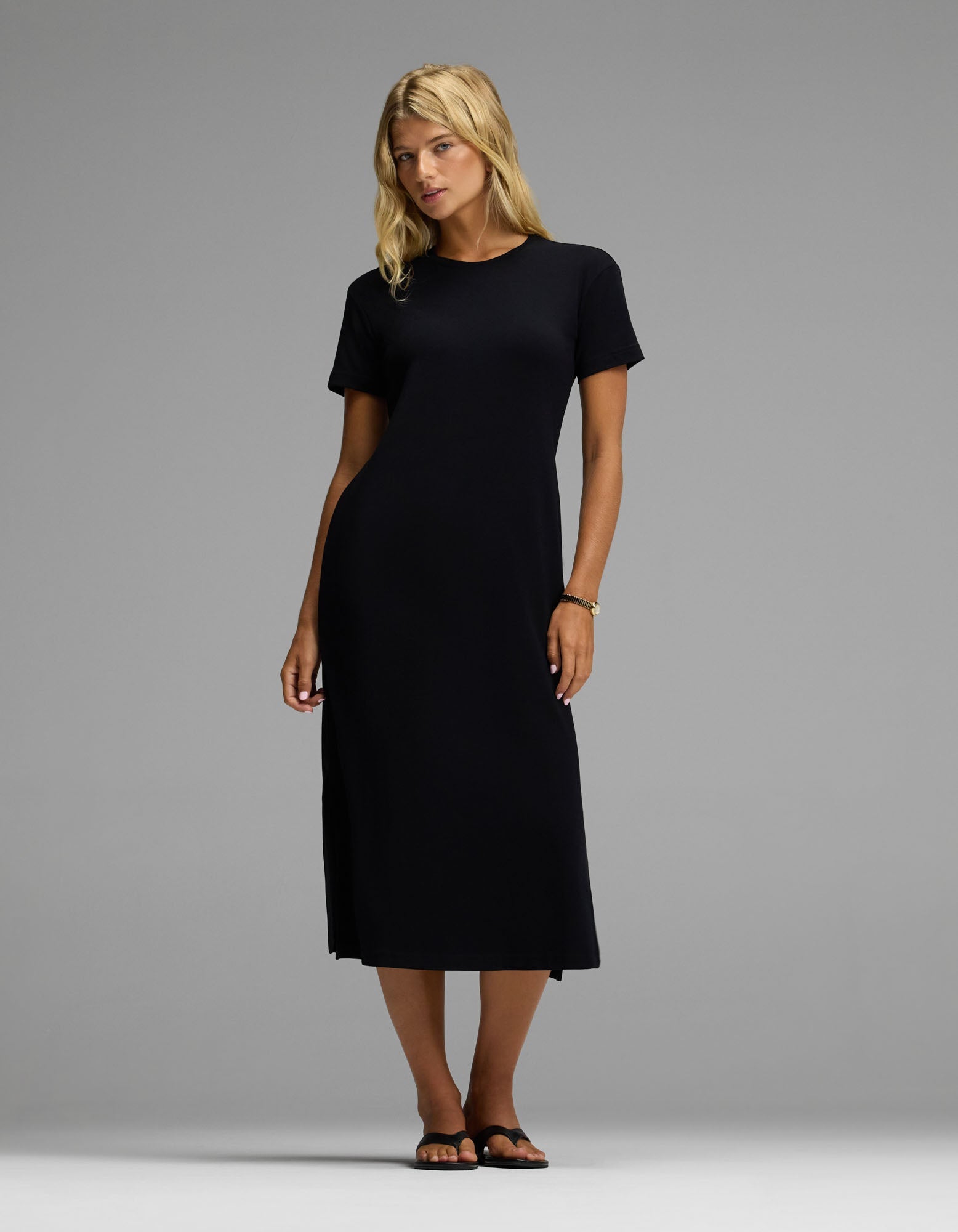 Women's Brushed Bamboo Midi Dress