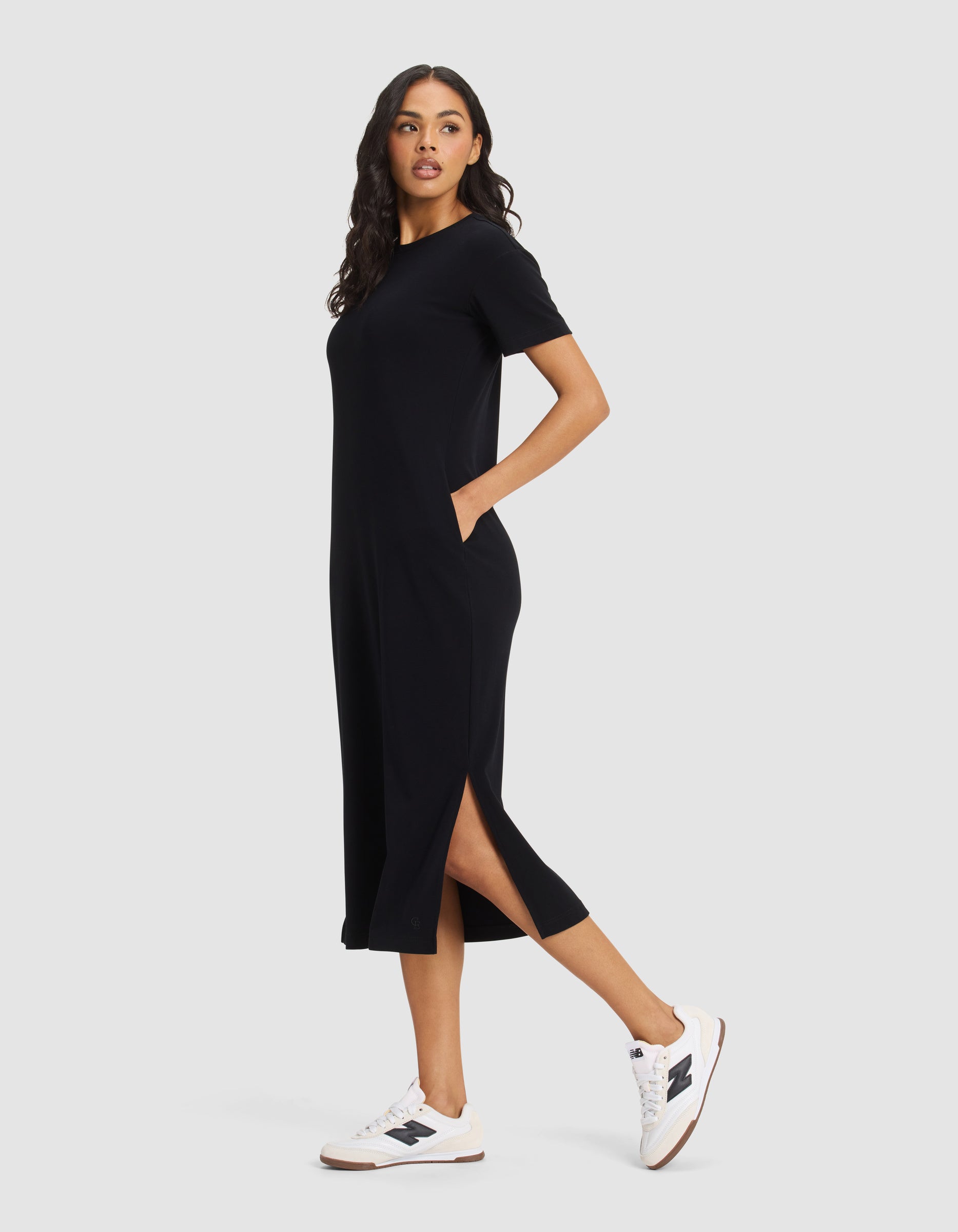 Women's Brushed Bamboo Midi Dress