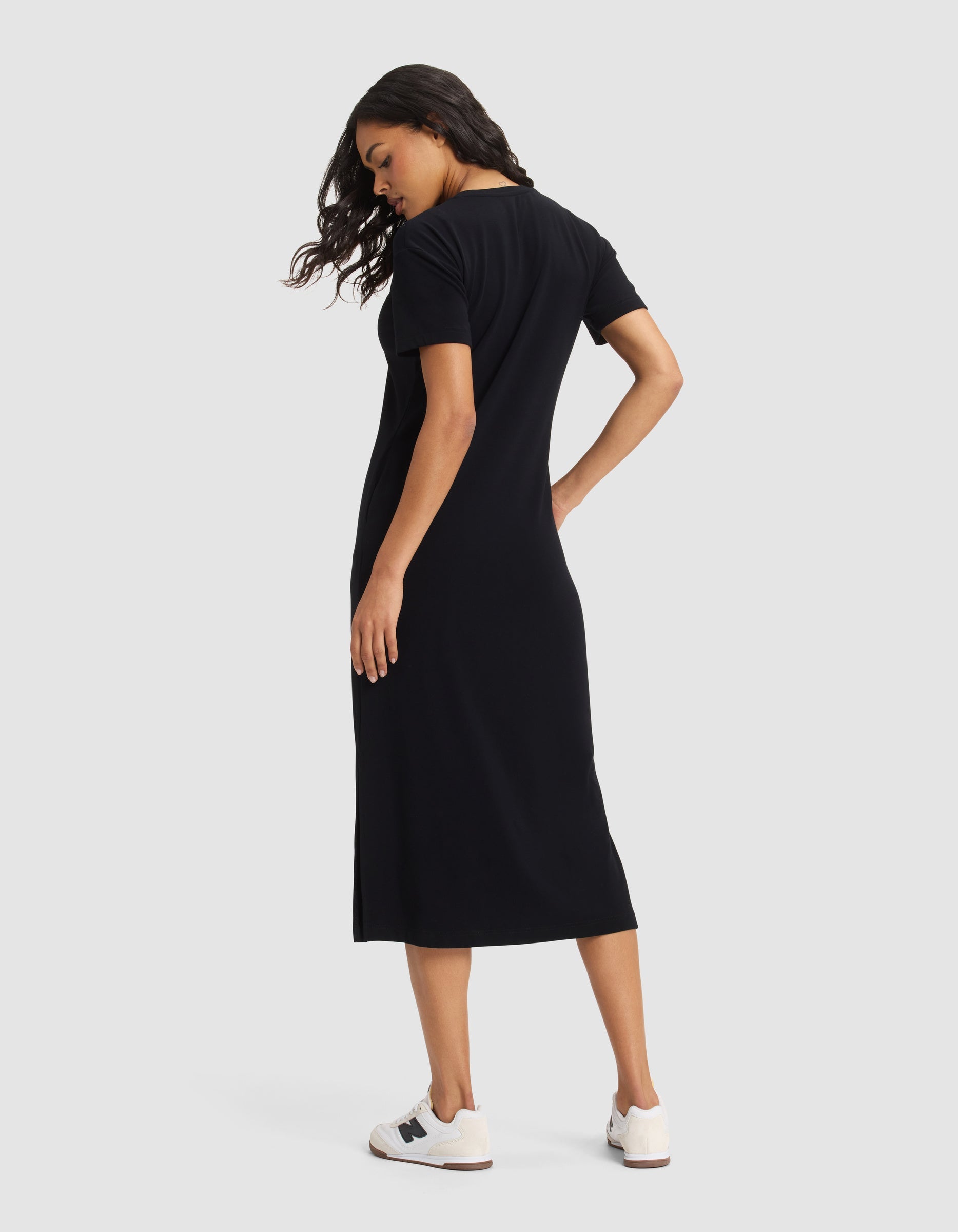 Women's Brushed Bamboo Midi Dress