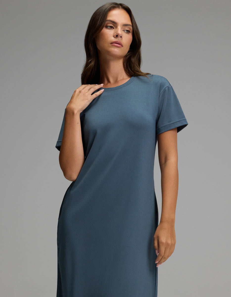 Women's Brushed Bamboo Midi Dress