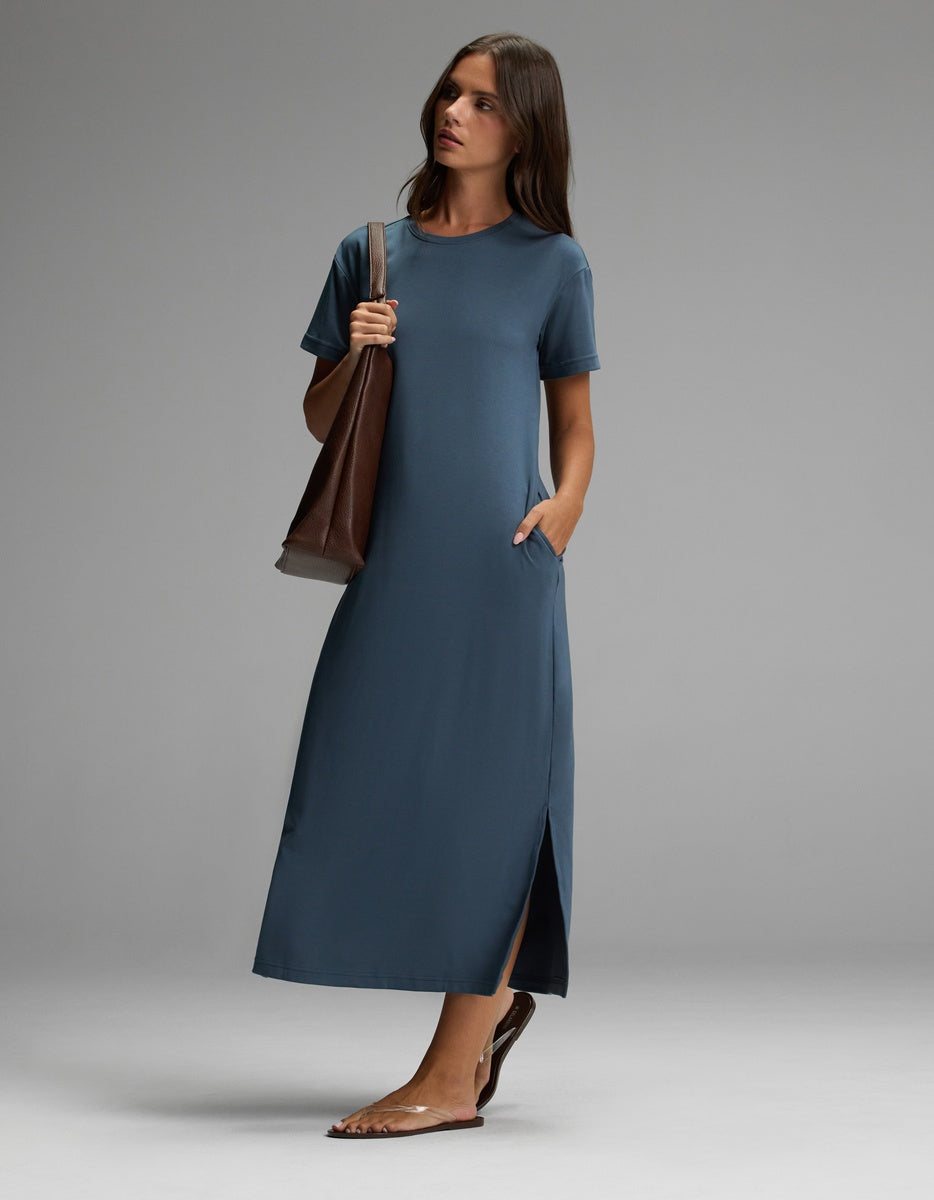 Women's Brushed Bamboo Midi Dress