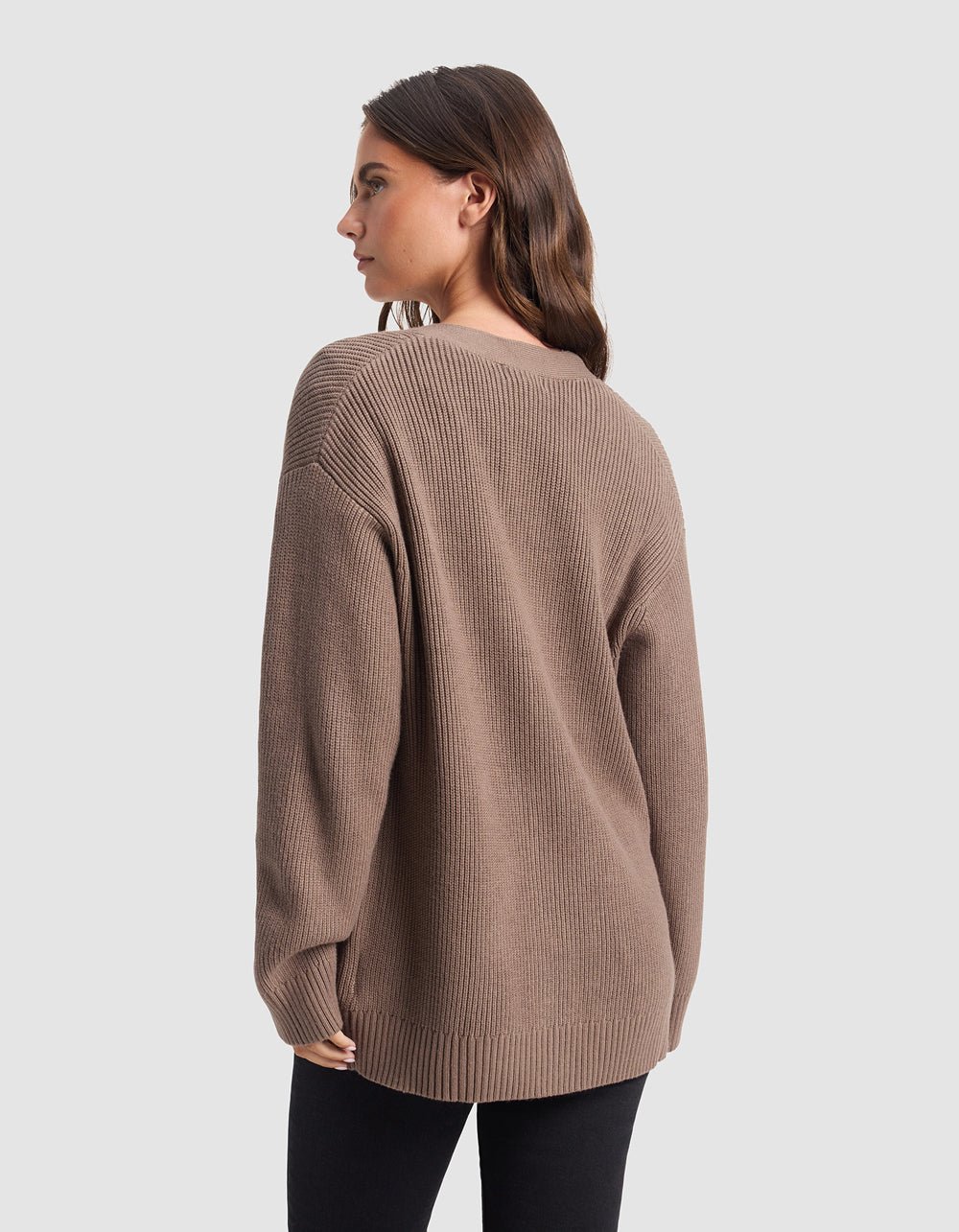 Oversized Classic Cardigan