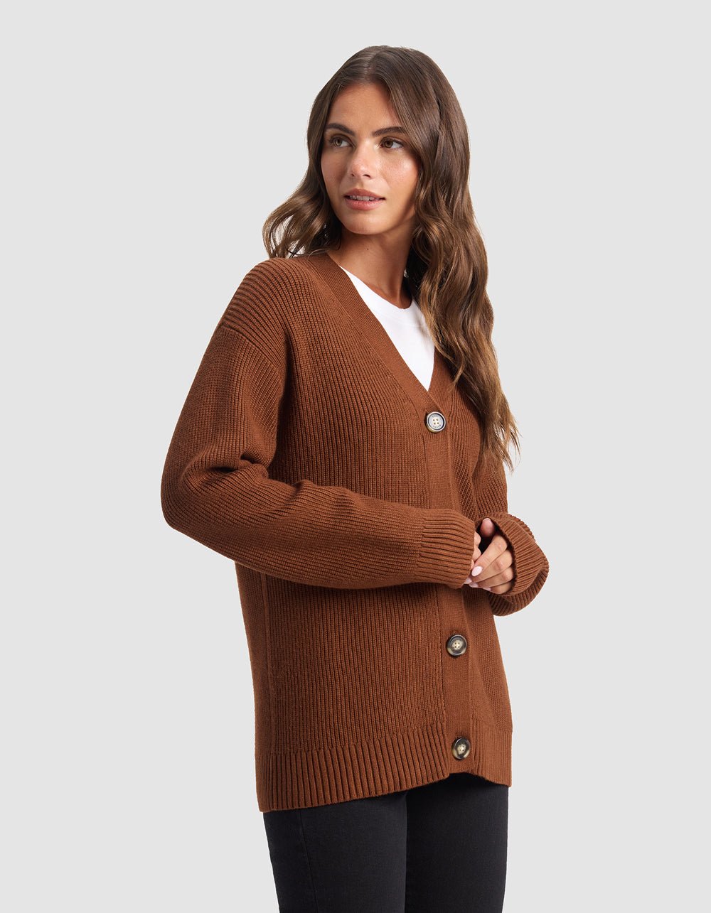 Oversized Classic Cardigan