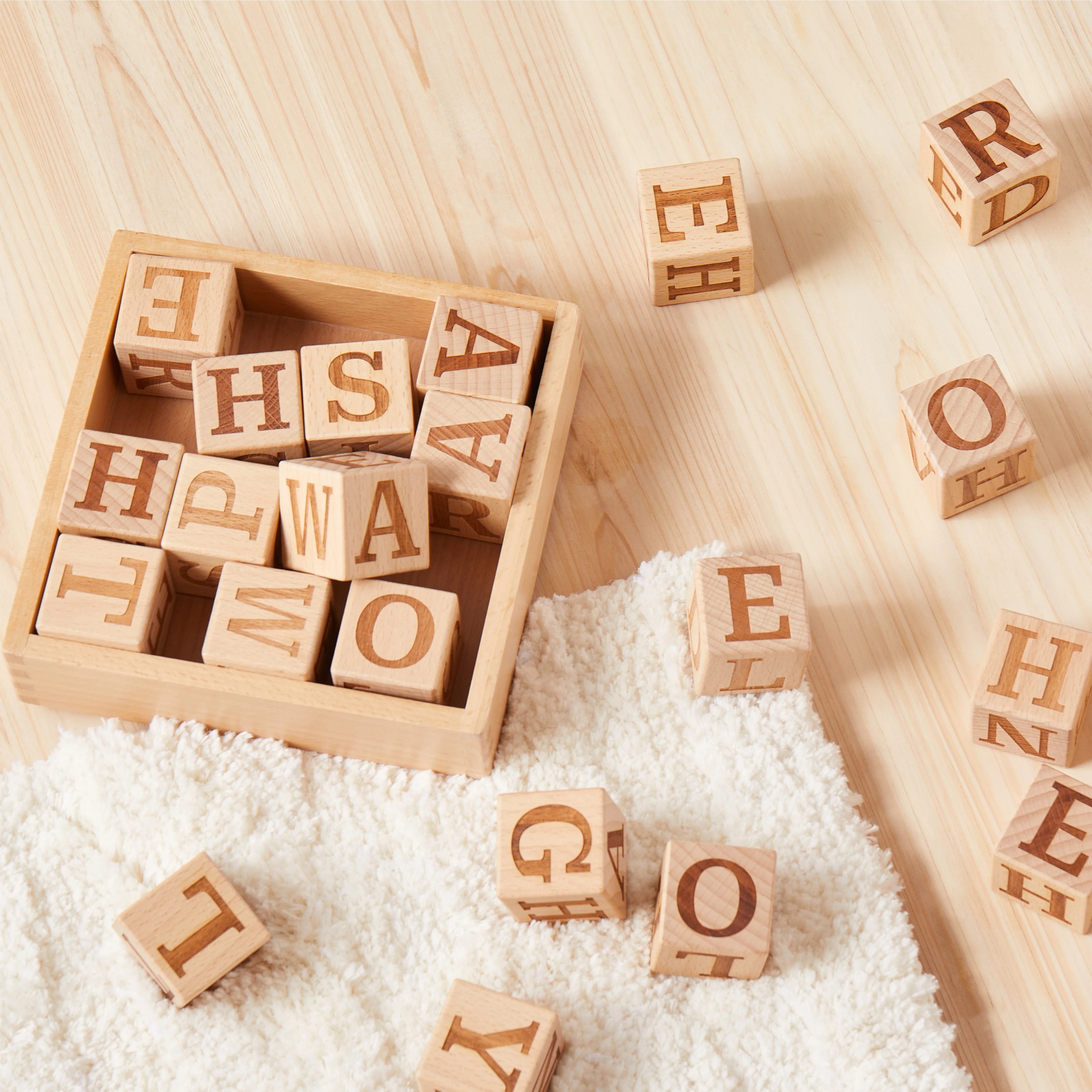 Tiny Land® Wooden Alphabet Blocks wooden toys Tiny Land   