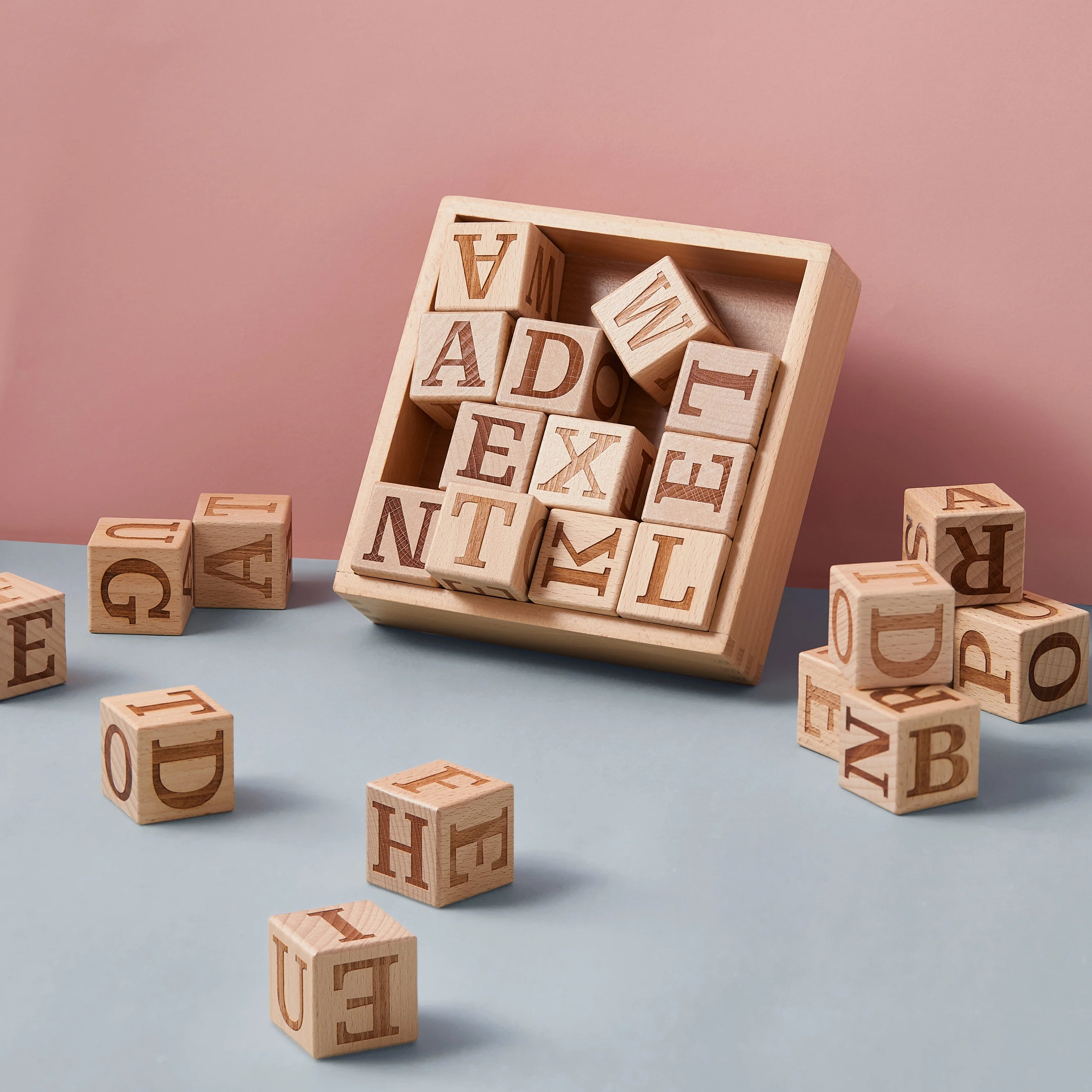 Tiny Land® Wooden Alphabet Blocks wooden toys Tiny Land   