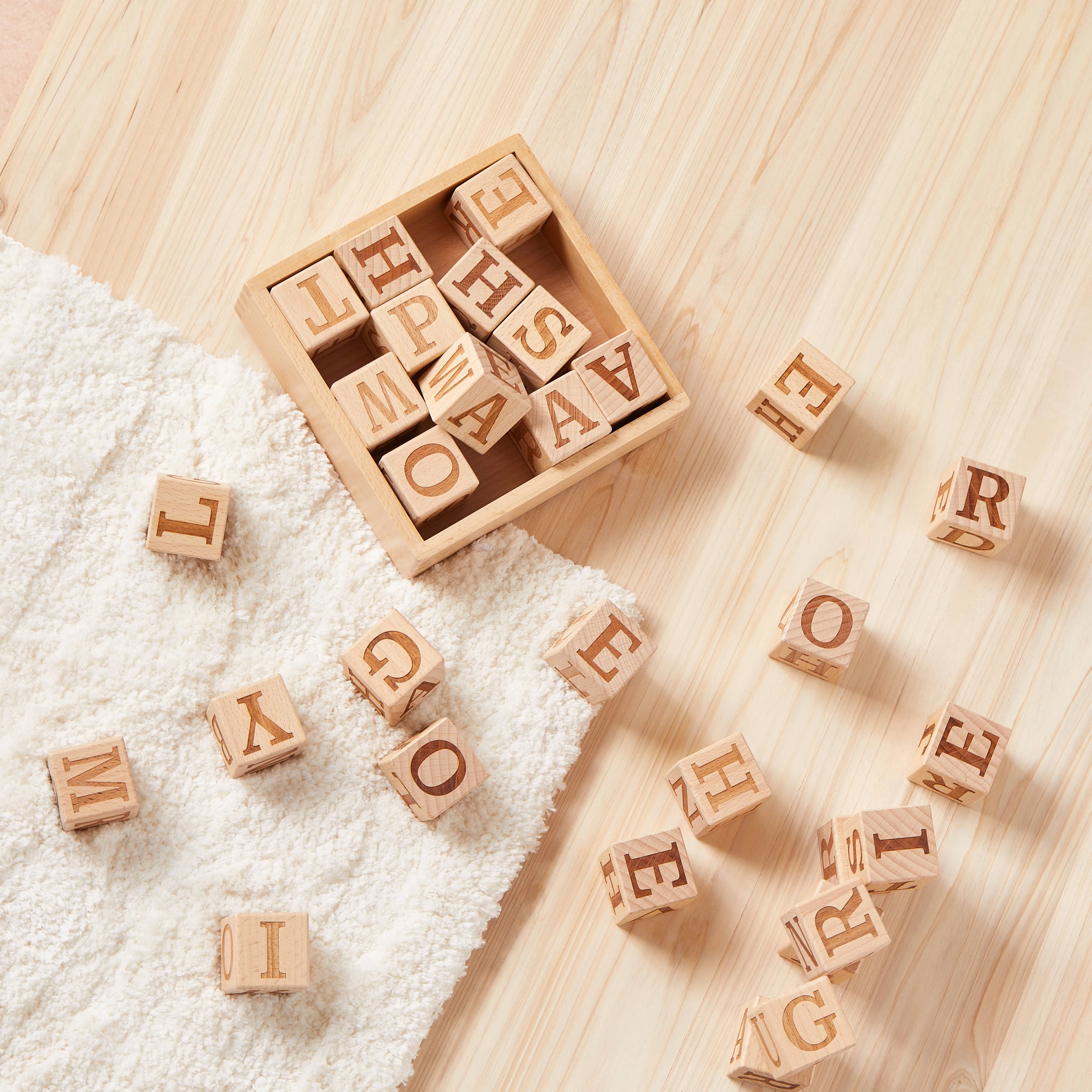 Tiny Land® Wooden Alphabet Blocks wooden toys Tiny Land   