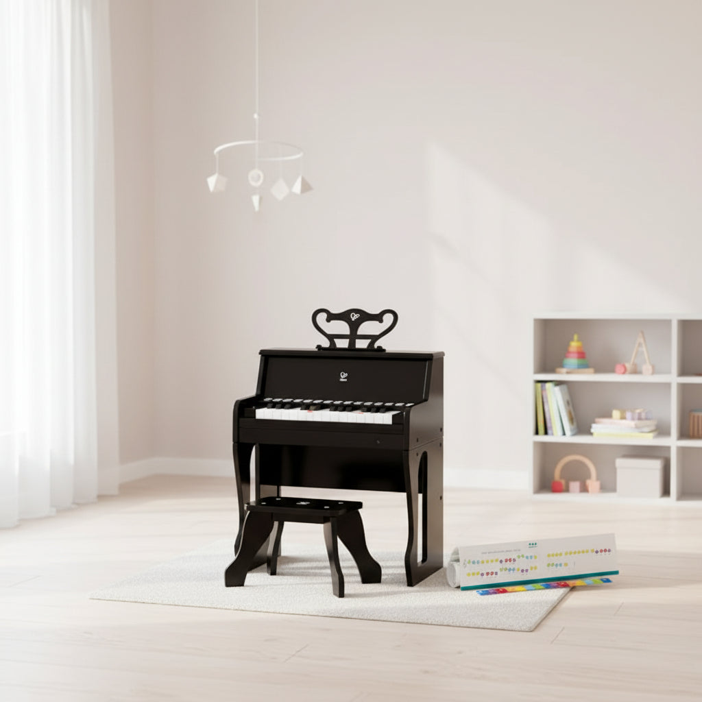 Wooden Piano for Babies, Toddlers, and Children