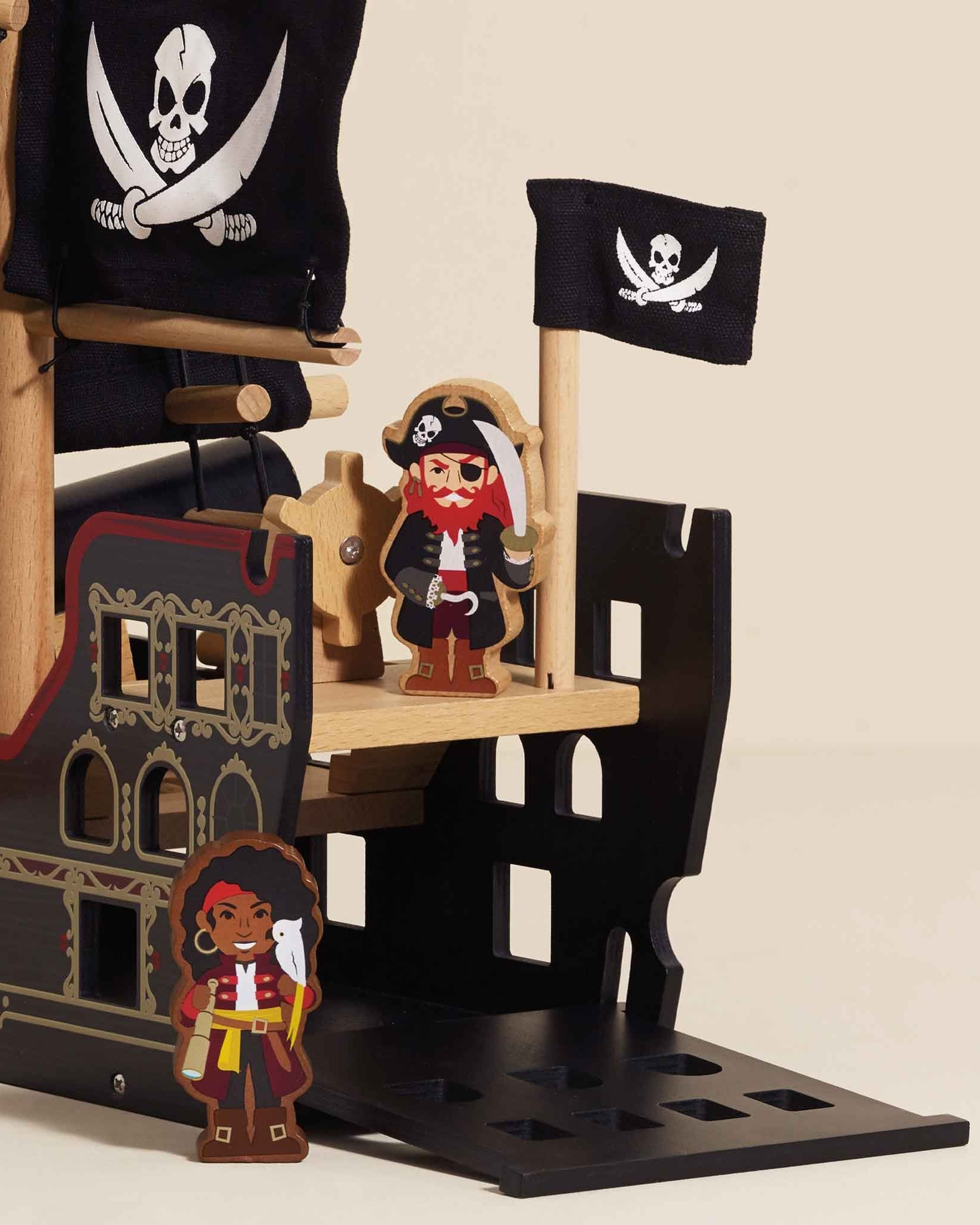 Best Gifts for 3 Year Old Boys | Pirate Ship Wooden Toy 