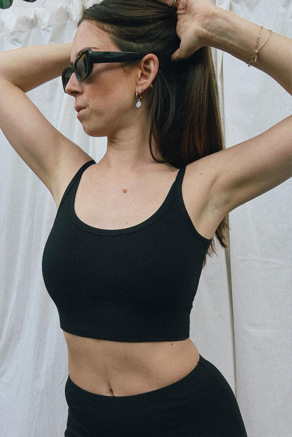 Cainan Tank - Black Rib