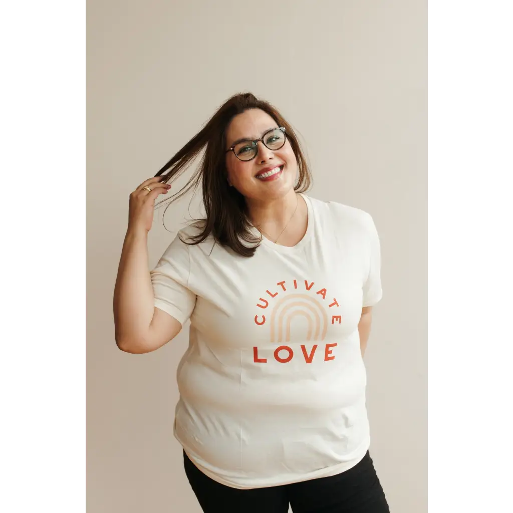 Cultivate Love Graphic T-Shirt - Natural