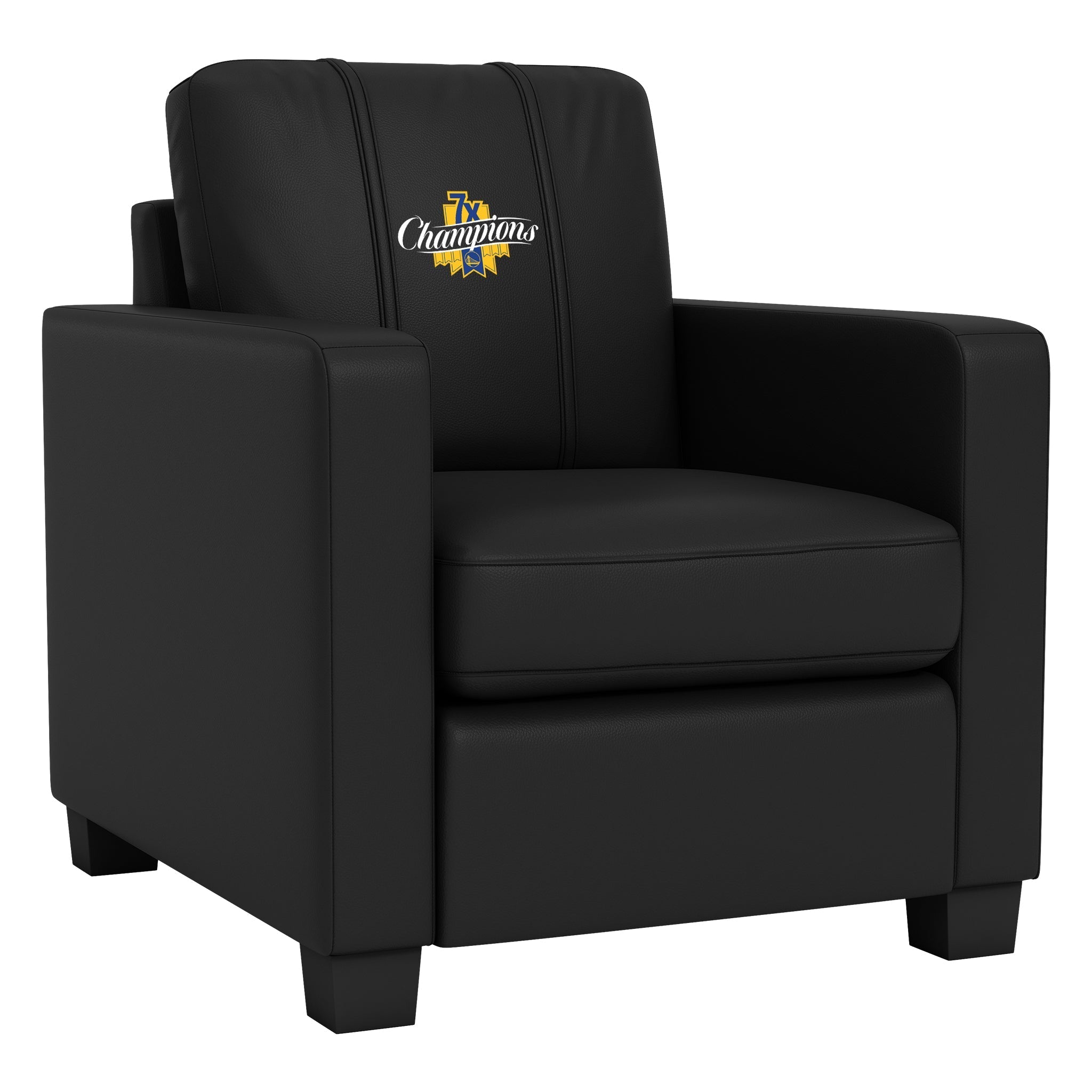 Dyno Stationary Club Chair with Golden State Warriors 7X Champions Logo