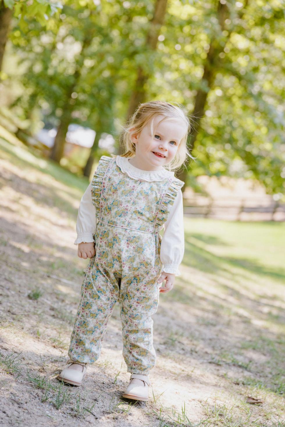 Eliza Playsuit in Water Rose