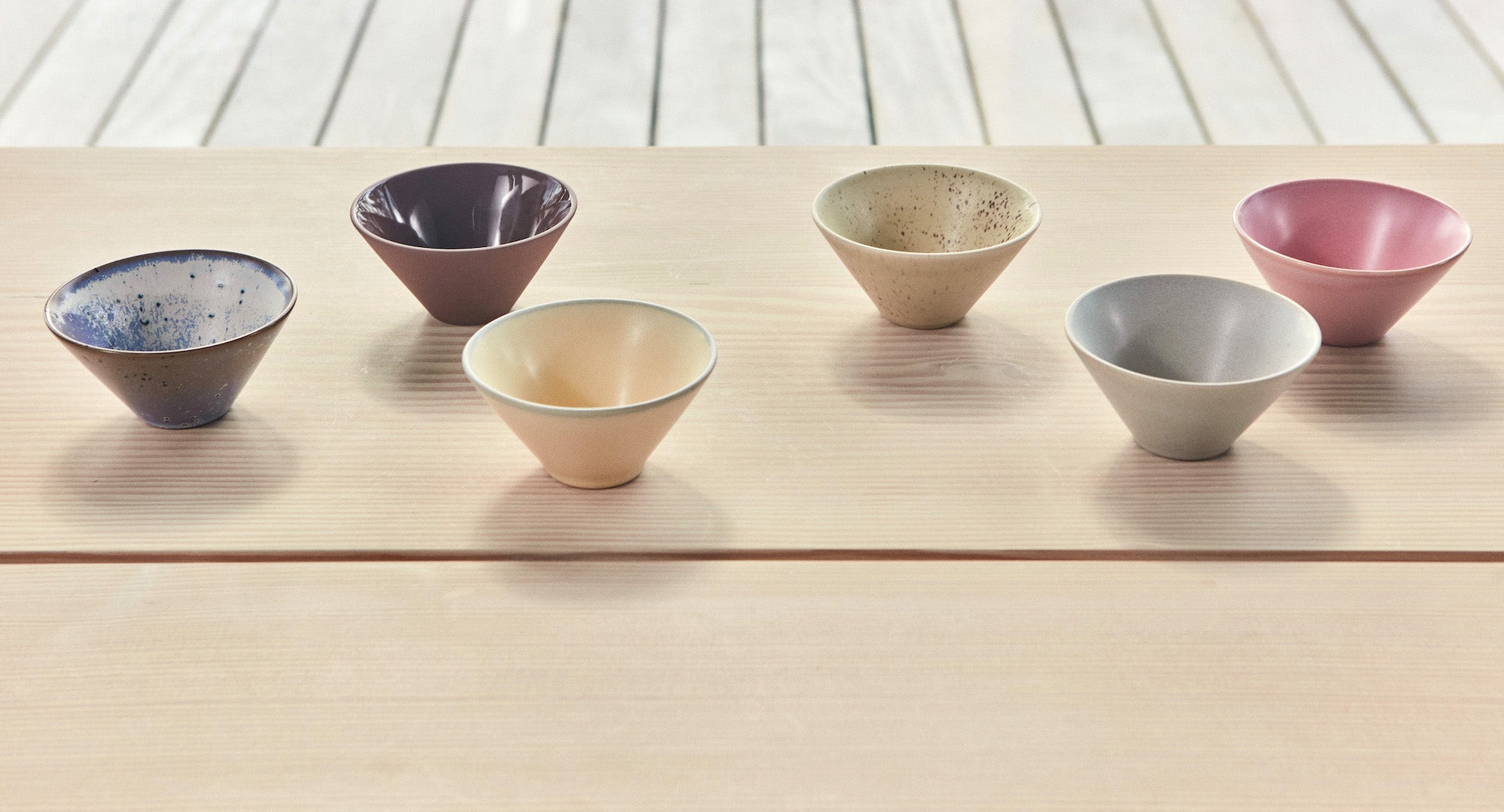 Yuka Bowls in Warm Colors