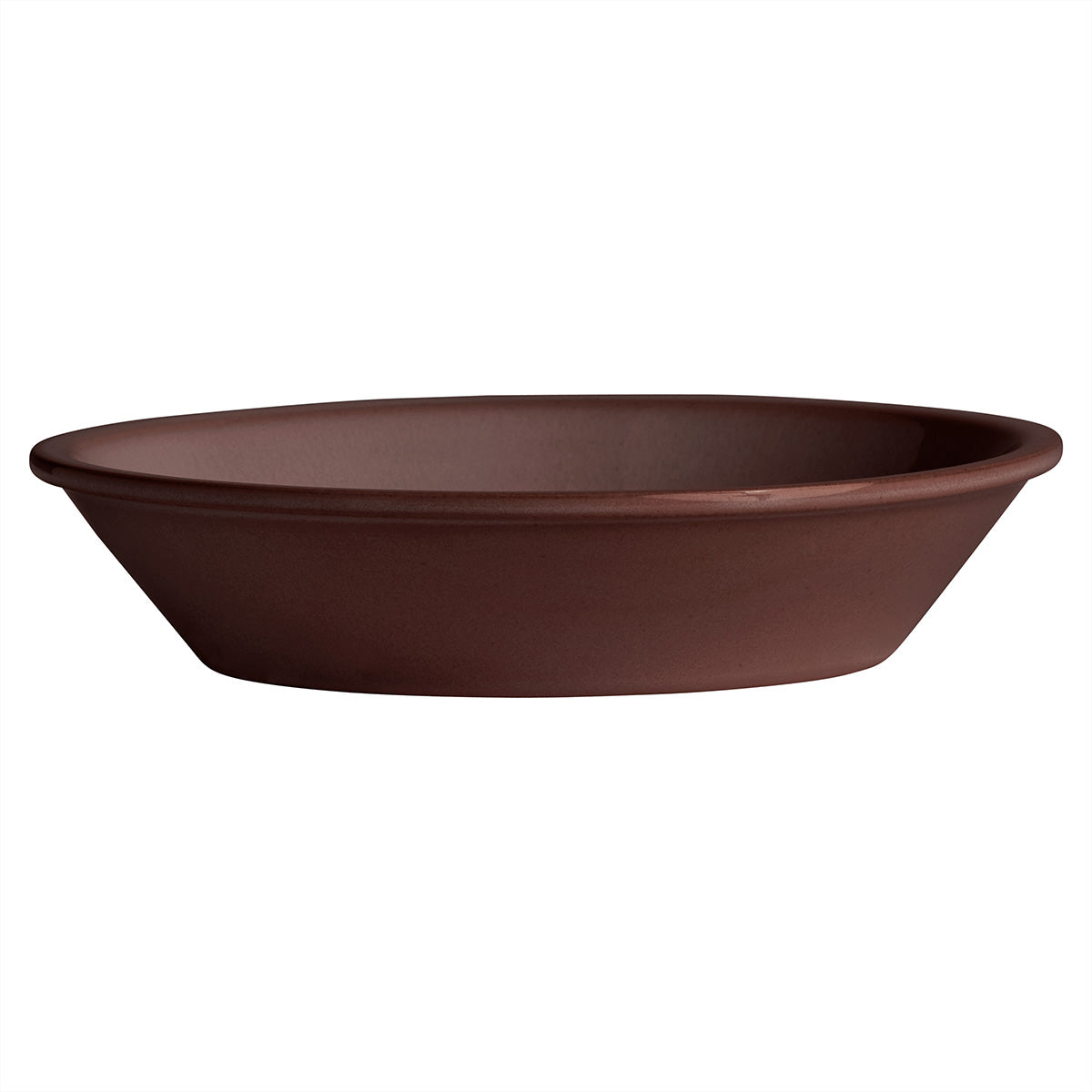 Yuka Deep Plate, Set of 2 in Dark Terracotta