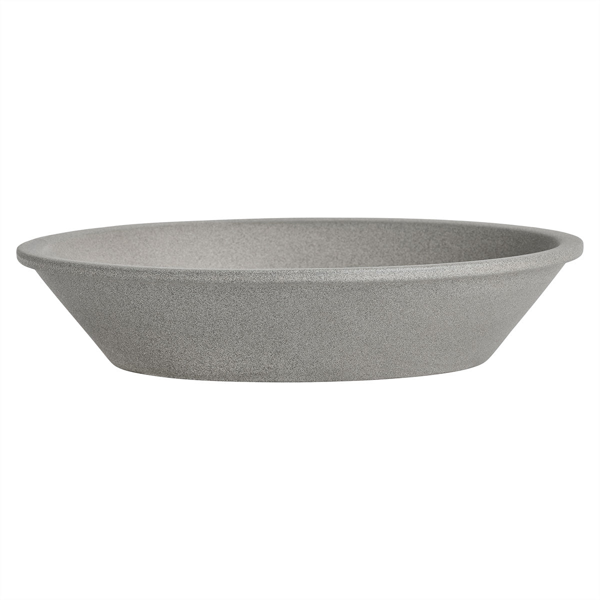 Yuka Deep Plate, Set of 2 in Stone