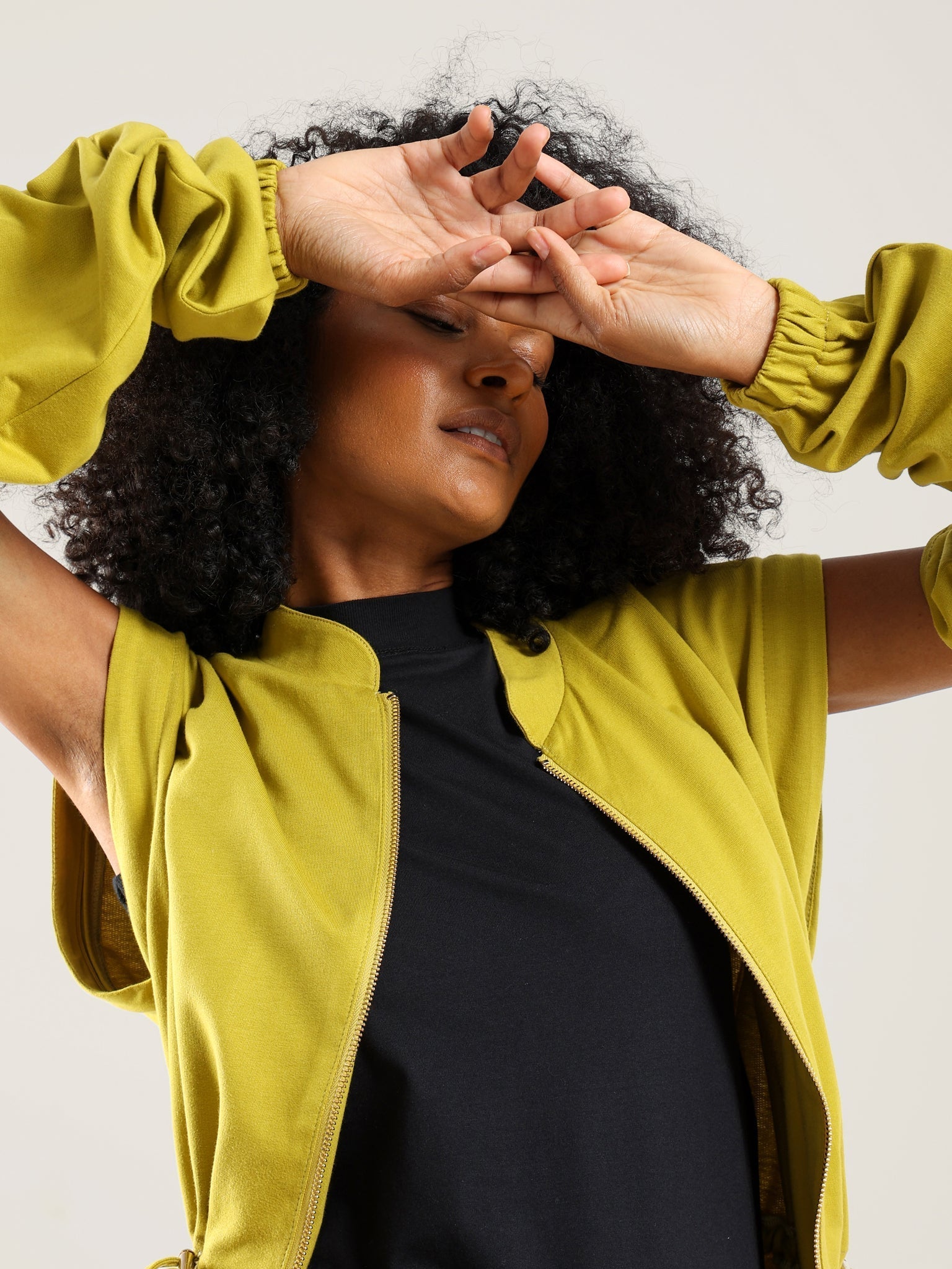 Siham Jacket - Avocado Oil