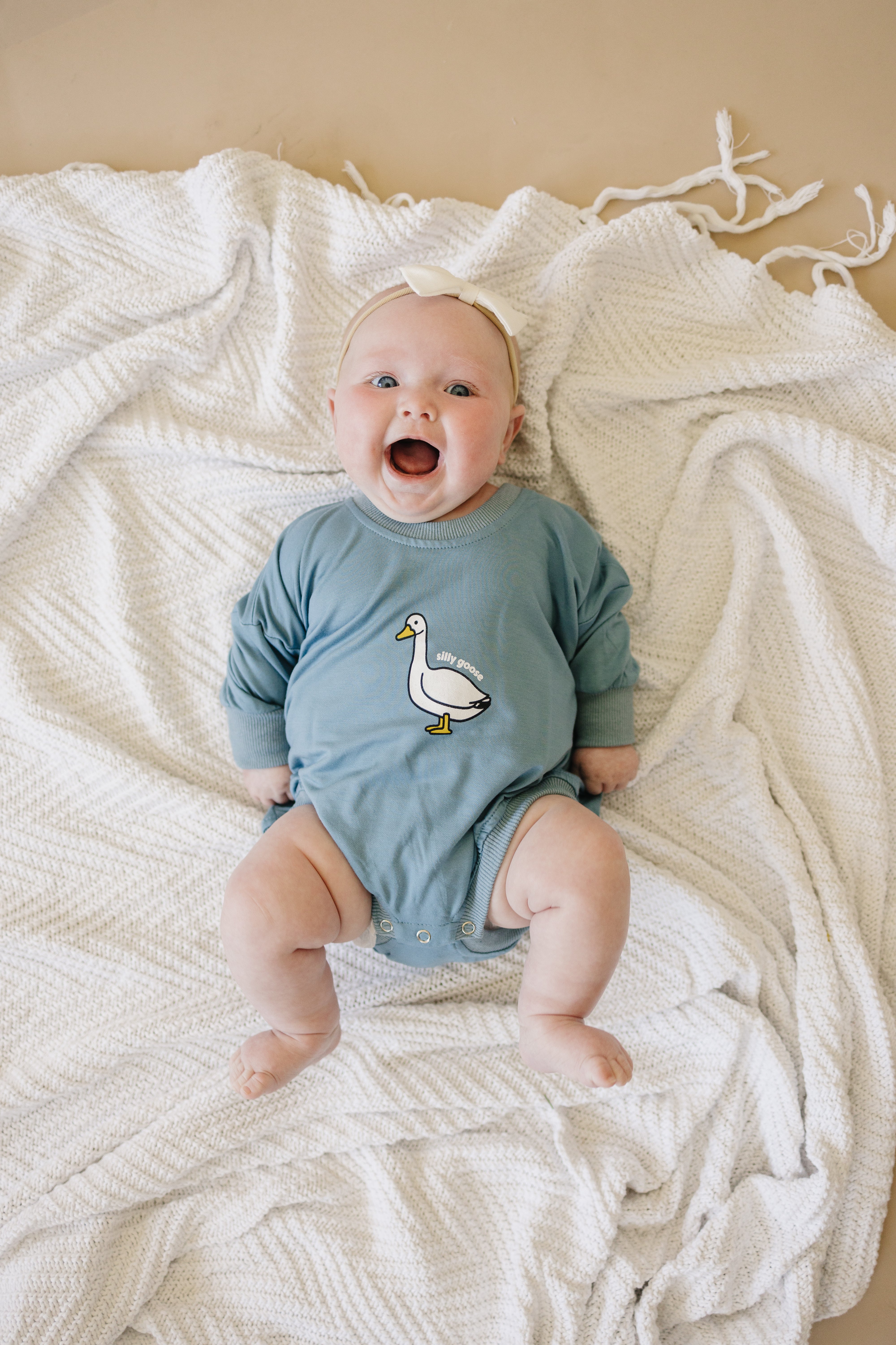 Silly Goose Bamboo Baby Romper