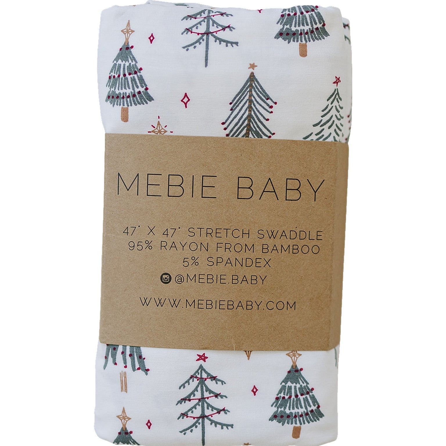 Christmas Tree Stretch Swaddle  Mebie Baby   